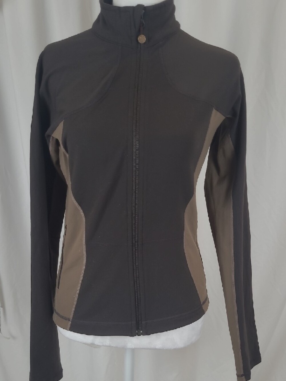 Lululemon Throwback Shape Jacket French Press Desert Sun Beige Brown Size 8 Nulu